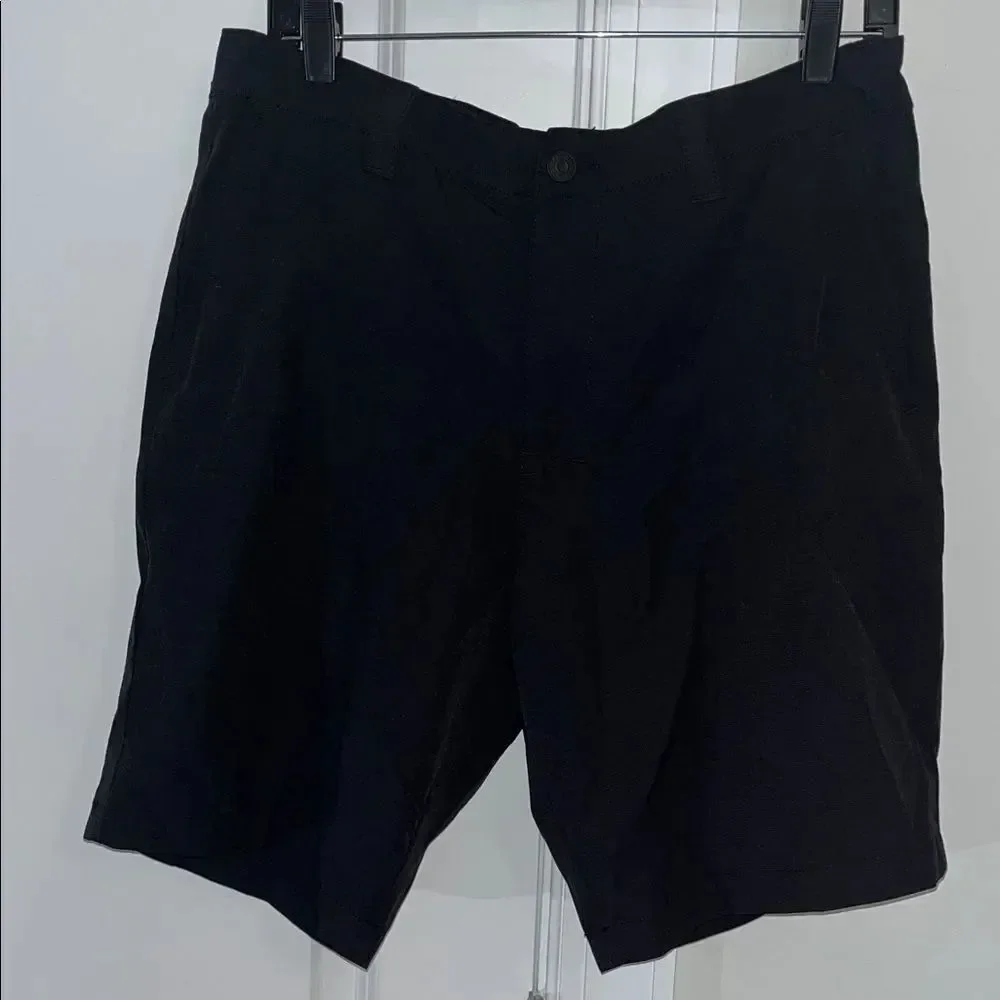 Black Banana Republic Active Shorts Elastic Classic Fit Stretch Men’s Poly Blend